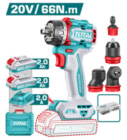 Total Li-ion Akülü Çok Başlıklı Vidalama Tdlı206686e