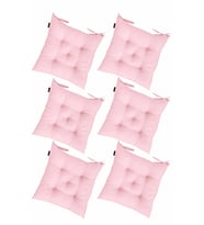 Pofidik Kare Pembe Sandalye Minderi 40x40cm