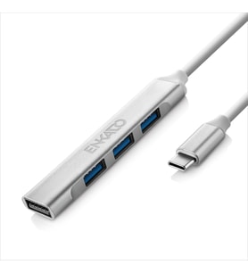 Northcity Metal USB Hub - Type-C to 3xUSB 2.0 1xUSB 3.0 Yüksek Hızlı Genişletici