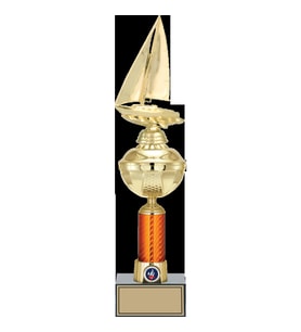 ODAK KUPA - Figürlü Kupalar - Yelken Figürlü Kupalar FG-055 C - 43 cm