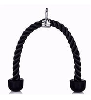 Diesel Fitness Triceps Halat (Siyah-Siyah)