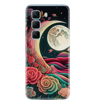 Infinix Hot 50 Pro 4G - Hot 50 4G Kılıf Boutique Baskılı Resimli Platonik Ay Pcode -073