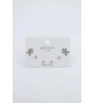 Çoklu Set Küpe - Gümüş
