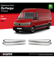 VW Crafter Krom Ön Panjur 4 Prç 2017 Üzeri