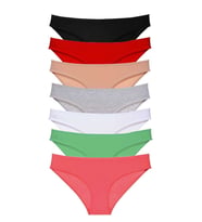 7 adet Süper Eko Set Likralı Kadın Slip Külot Set 3