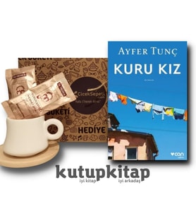 Kutupkitap Bambu Fincan Türk Kahvesi Kişiye Özel Not Kuru Kız Ayfer Tunç Kitap Hediye Seti
