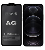 ALLY İPhone 12 Pro Max 6.7inç Full Glue Matte Tempered Cam Ekran Koruyucu-(5775) - SSSSSS4718-35