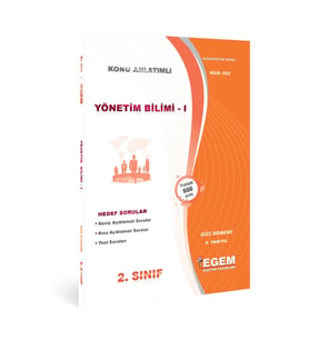 Egem Eğitim Yayınları Maliyet Ve Yönetim Muhasebesi (Çok Renkli)