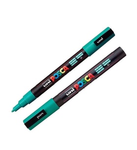 UNİ POSCA SU BAZLI POSTER MARKER 1.8-2.5 ZÜMRÜT YEŞİLİ PC-5M