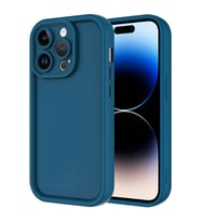 iPhone 14 Pro Kılıf Kamera Korumalı Ananas Silikon Kapak (Koyu Yeşil)