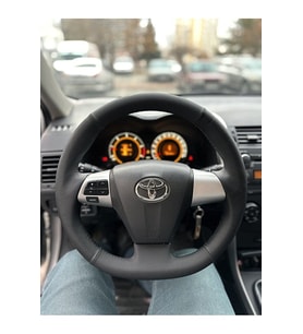 Toyota Corolla 2010-2012 Tam Uyumlu Direksiyon Kılıfı DERİSİ SÖKÜLMEDEN YAPILIR