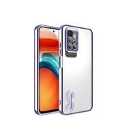 Xiaomi Redmi 10 Uyumlu Kılıf Kamera Korumalı Logo Gösteren Zore Omega Kapak