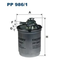 FILTRON PP9861 Yakit Filtresi 6Q0127400H 6Q0127401H