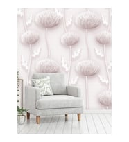 Dreamwall Kürdan Çiçeği Desenli Silinebilir Sağlıklı Tekstil Duvar Kağıdı (Çok Renkli)