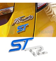 Ford St Bagaj Logo Arma Amblem Fiesta Focus Paslanmaz Çelik (Mavi)