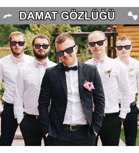 Damat Gözlüğü – Düğün ve Bekarlığa Veda Partisi Aksesuarı NessiWorld