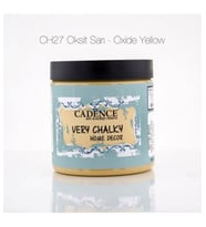 Cadence Very Chalky Home Decor Mobilya Boyası 500 ml. CH-27 OKSİT SARI 