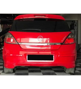 Opel Astra H OPC Line Arka Ek Difüzör Siyah Plastik2004-2012 Arka-difizör-bodykit-ek-karlık