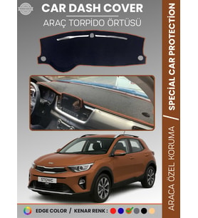 KİA STONIC (2017-2021) Torpido Örtüsü Ön Panel Halı Torpido Koruma Tam Uyum Araca Özel Kaymaz