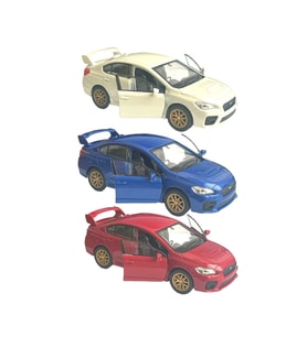 Subaru Impreza Wrx Sti 1:36 Ölçek Welly Marka 3 ADET MEGA SET