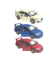 Subaru Impreza Wrx Sti 1:36 Ölçek Welly Marka 3 ADET MEGA SET