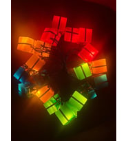 4 Metre 20 Led Pilli 2 Kademeli Hediye Kutusu Led Işık