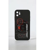 IPHONE 11; YUVARLAK KAMERA TASARIMLI, KAMERA KORUYUCU, DARBE ÖNLEYİCİ LÜKS  SİLİKON KILIF (Siyah-Kırmızı)