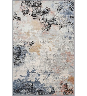 Eliana Home Baskılı, Yıkanabilir Kaymaz Taban Salon Halısı LNA1816 100x150 cm (Gri)
