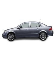 BLUEOTO Opel Astra H Kasa Sedan (2004-2012 ) Paslanmaz Krom Cam Çıtası 4 Parça