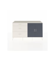 Hyperion Konsol 2 Raflı 3 Çekmeceli 2 Kapaklı 176x44x99 Aytaşı-Antrasit/Aytaşı