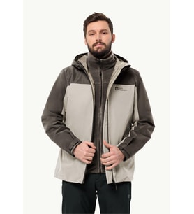 Jack Wolfskin Taubenberg 3IN1 JktM Erkek Mont Seal