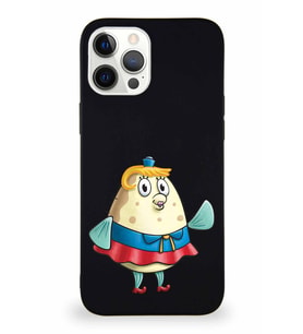 Apple iPhone 12 Pro Max Soft Premier Kapak Bayan Puff Tasarımlı Silikon Kılıf - Siyah (Şeffaf)