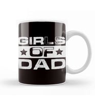 Girls Of Dad Daughter Papa Father Daddy Stepdad Family Poppa Kupa Bardak Porselen