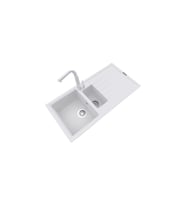 POLEX Cristalüx Granit Eviye P-01+Luxury Beyaz