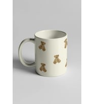 Ayıcık Teddy Bear Baskılı Lüks Kupa Bardak Seramik Kahve Mug