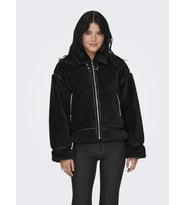 ONLY Kadın Teddy Peluş Ceket Mont - Michelle (Siyah)