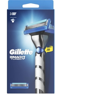 Lexroo Mach3 Turbo 3D Erkek Tıraş Makinesi + 2 Bıçak, 1 Adet