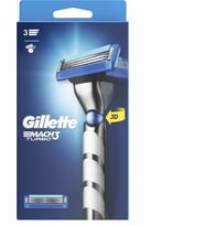 Lexroo Mach3 Turbo 3D Erkek Tıraş Makinesi + 2 Bıçak, 1 Adet