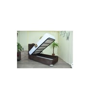 Baza Başlık Yatak 18236 Taytüy Kahve Metal Baza Full Ort Yatak 120*200 El Yapım
