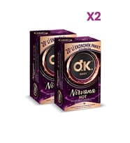 Okey Nirvana Hot Prezervatif 20'li x2 Adet