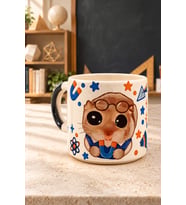 Sad Hamster Fizik Öğretmeni Baskılı Kupa - Öğretmene Hediye