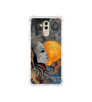 PrintiFy Huawei Mate20lite ile Uyumlu Simya Serisi Mozaik Tanrıça Tasarımlı Uv Baskılı Köşe Korumalı Antişok Kılıf