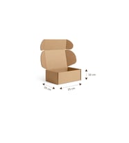 25x20x10 cm E Dalga E-Ticaret Karton Kutu , Kargo Kutusu 50 Adet