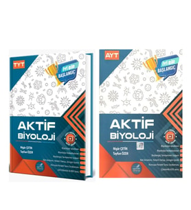 Aktif Öğrenme TYT AYT 0 dan Başlayanlara Biyoloji Seti 2 Kitap