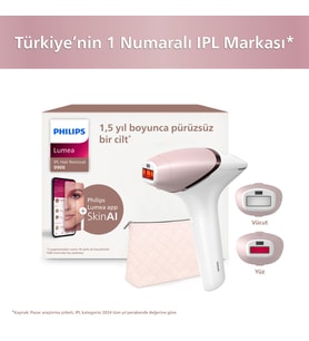 Philips Lumea BRI950/02 Lumea Lazer Epilasyon Ipl Tüy Alma Cihazı Yüz+Vücut+Hassas Bölge Kullanımı,K