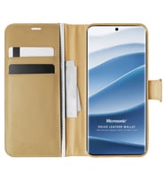 Microsonic Xiaomi Redmi Note 14 Pro Plus Kılıf Delux Leather Wallet Gold (Gold)