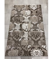 Saray Halı Sembol 12442 R 150X230 Krem Kahve Temiz Hava 4 M2 Halı