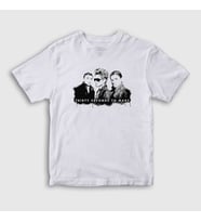 Presmono Unisex Çocuk Beyaz Band V2 30 Seconds To Mars T-Shirt 375968tt