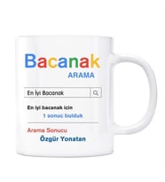 Kişiye Özel İsimli Bacanak Google Arama Motoru Kupa Bardak