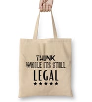 Think While its Still Legal Bez Çanta Uzun Saplı